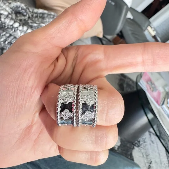 925 Silver VCA earrings - Picture 3 of 9